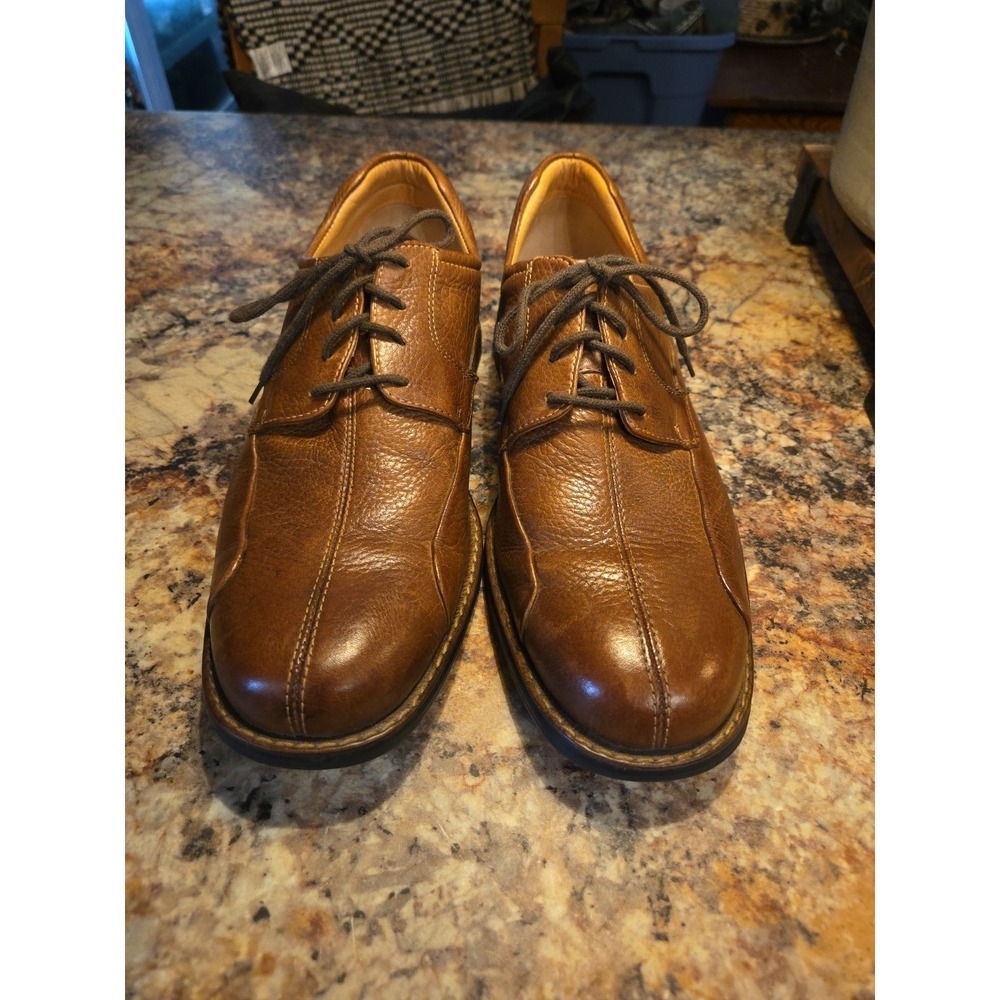 johnston and murphy Shuler Bicycle Toe Casual Oxford, Sheepskin 10.5 Made In...